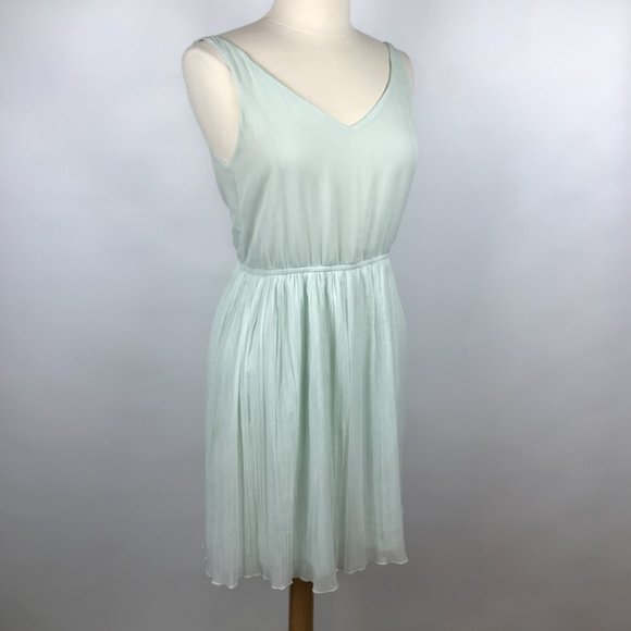 Zara Trafaluc Chiffon Pleated Sleeveless Mini - Picture 2 of 6